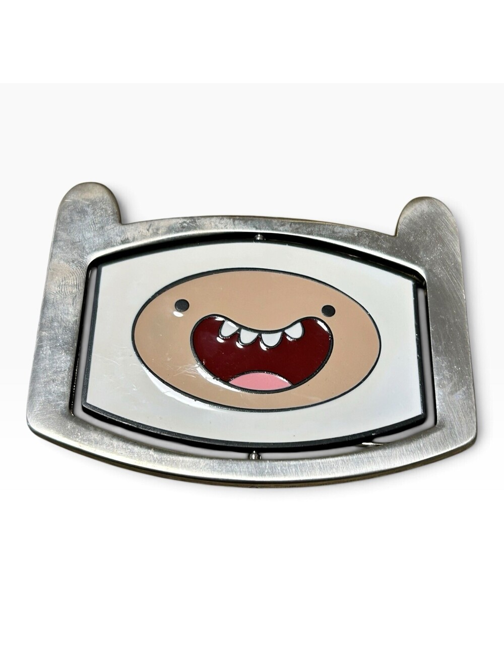 Adventure Time Jake Finn Faces Reversible Metal Belt Buckle Cartoon Network